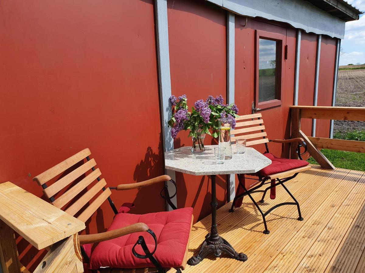 Ferienwohnung mit Tiny House Freienwill Exterior foto