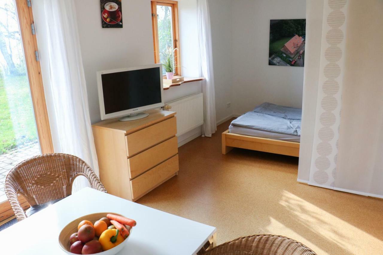 Ferienwohnung mit Tiny House Freienwill Exterior foto